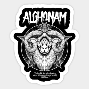 ALGHONAM Goat head Sticker